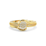 Blossom Brilliance Gold Plated Statement Ring - LA TATVA