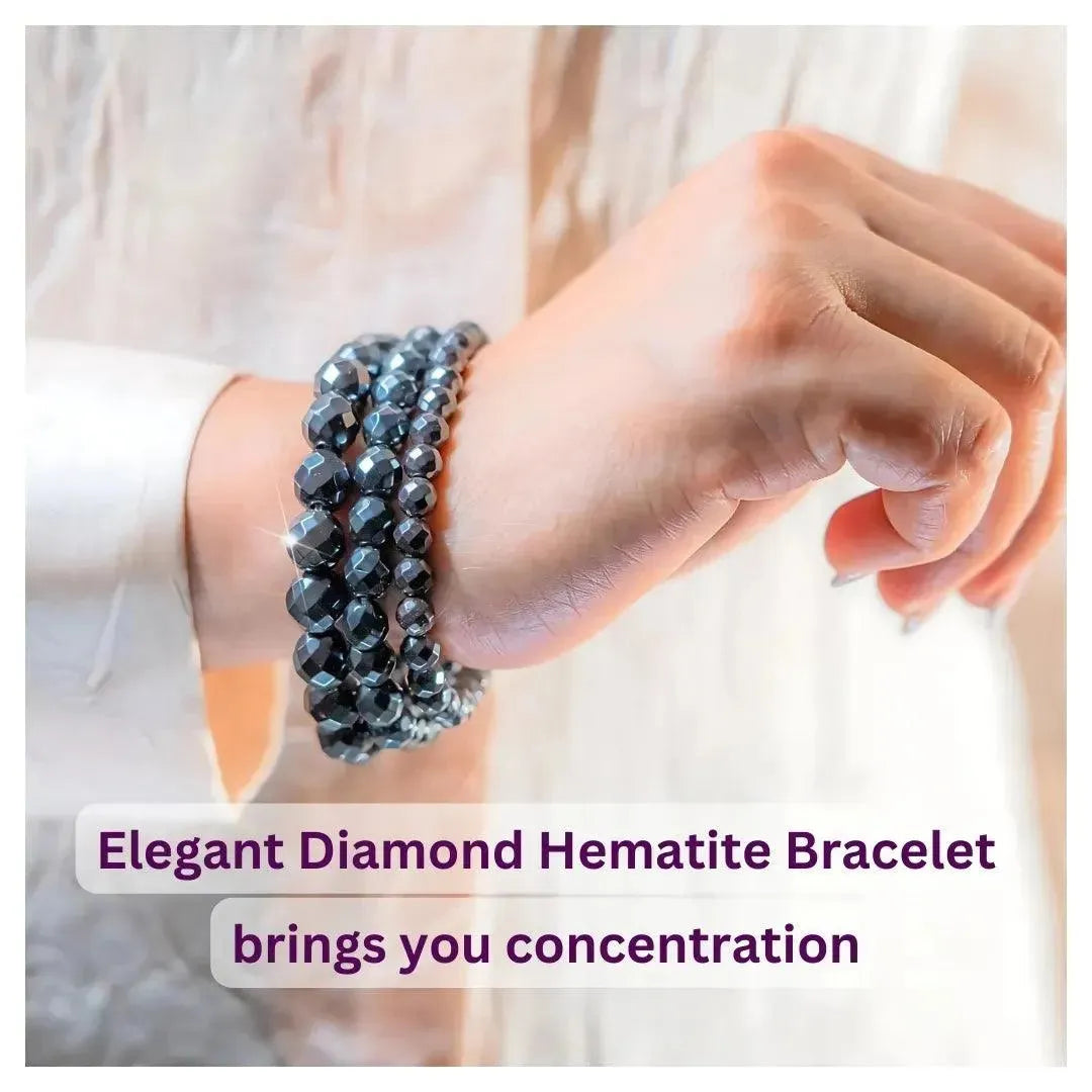 EMF Protection with Hematite - Elegant Diamond - LA TATVA