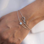 Eternal Infinity Spark Multilayer Bracelet - Silver - LA TATVA