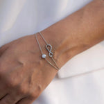 Eternal Infinity Spark Multilayer Bracelet - Silver - LA TATVA