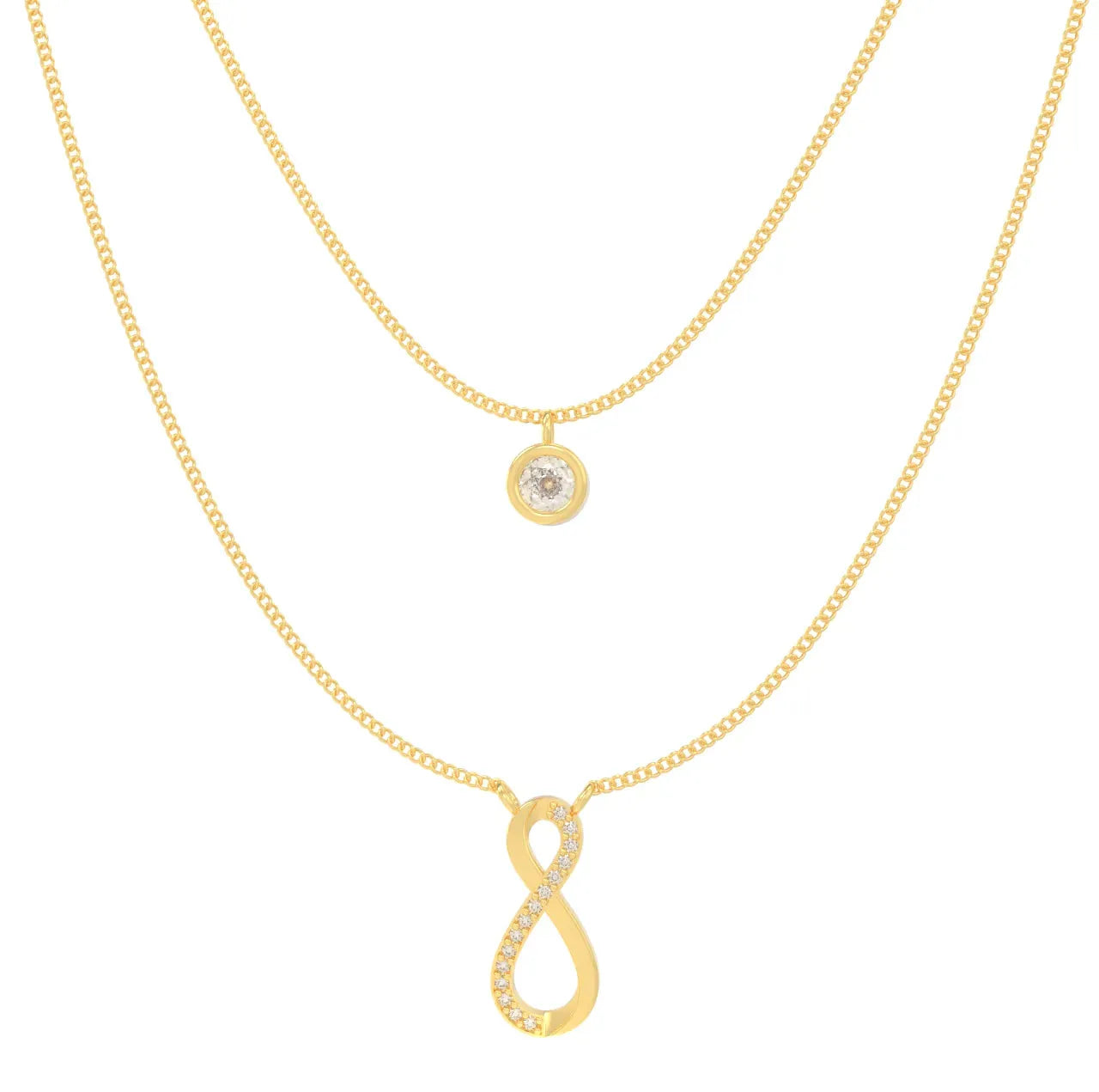 eternal-infinity-spark-multilayer-necklace-gold-la-tatva-3 - LA TATVA