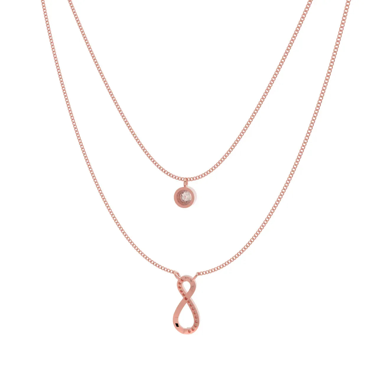 eternal-infinity-spark-multilayer-necklace-rose-gold-la-tatva-6 - LA TATVA