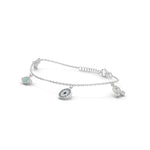 Evil Eye 925 Silver Bracelet - LA TATVA