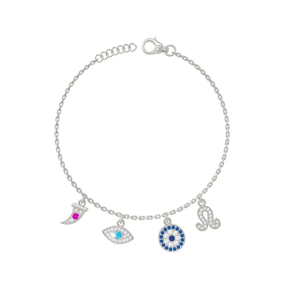 Evil Eye 925 Silver Bracelet - LA TATVA