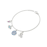 Evil Eye 925 Silver Bracelet - LA TATVA