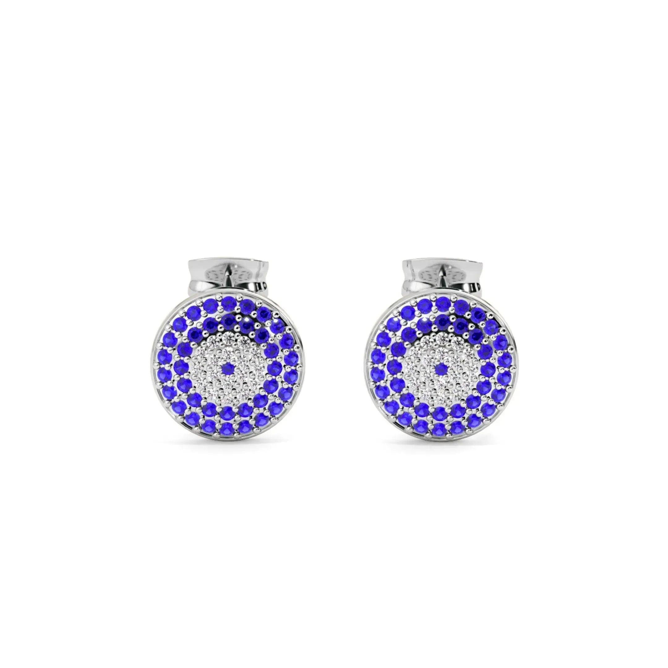 Evil Eye 925 Silver Earring - LA TATVA