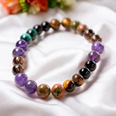 Evil Eye Protection - Mixel Stones Bracelet - LA TATVA