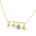 Gold Evil Eye 925 Silver Necklace - LA TATVA