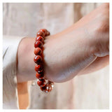 Grounding Stone - Red Jasper Elegant Diamond - LA TATVA