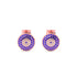 Rose Gold Evil Eye 925 Silver Earring - LA TATVA