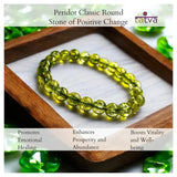 Stone for Positive Change : Peridot - Classic Round - LA TATVA