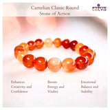 Stone of Action - Carnelian Classic Round - LA TATVA