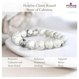 Stone of Calmness - Howlite Classic Round - LA TATVA