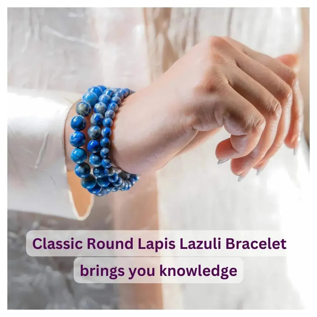 Stone of knowledge - Lapis Lazuli Classic Round - LA TATVA