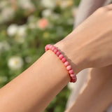 Stone of Love and Compassion - Rhodochrosite Bracelet - LA TATVA