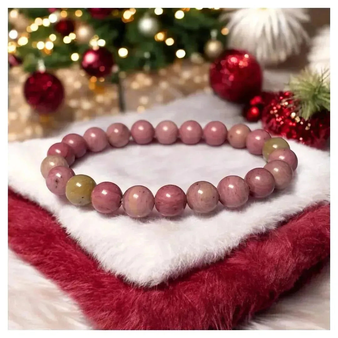 Stone of Love and Compassion - Rhodochrosite Bracelet - LA TATVA