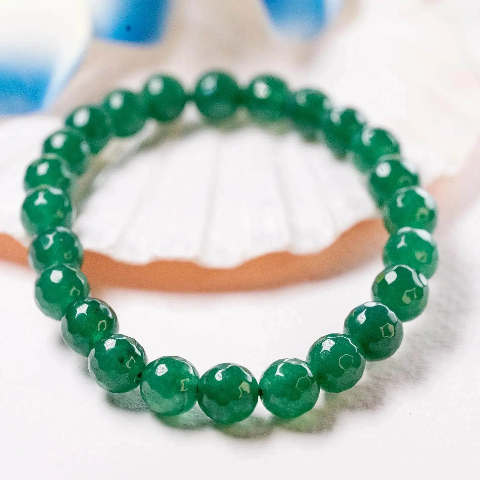 Stone of Opportunity - Green Aventurine Elegant Diamond - LA TATVA