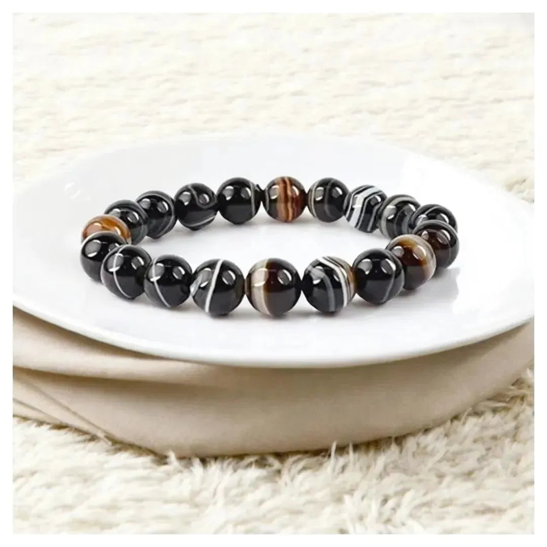 Online Black agate bracelet