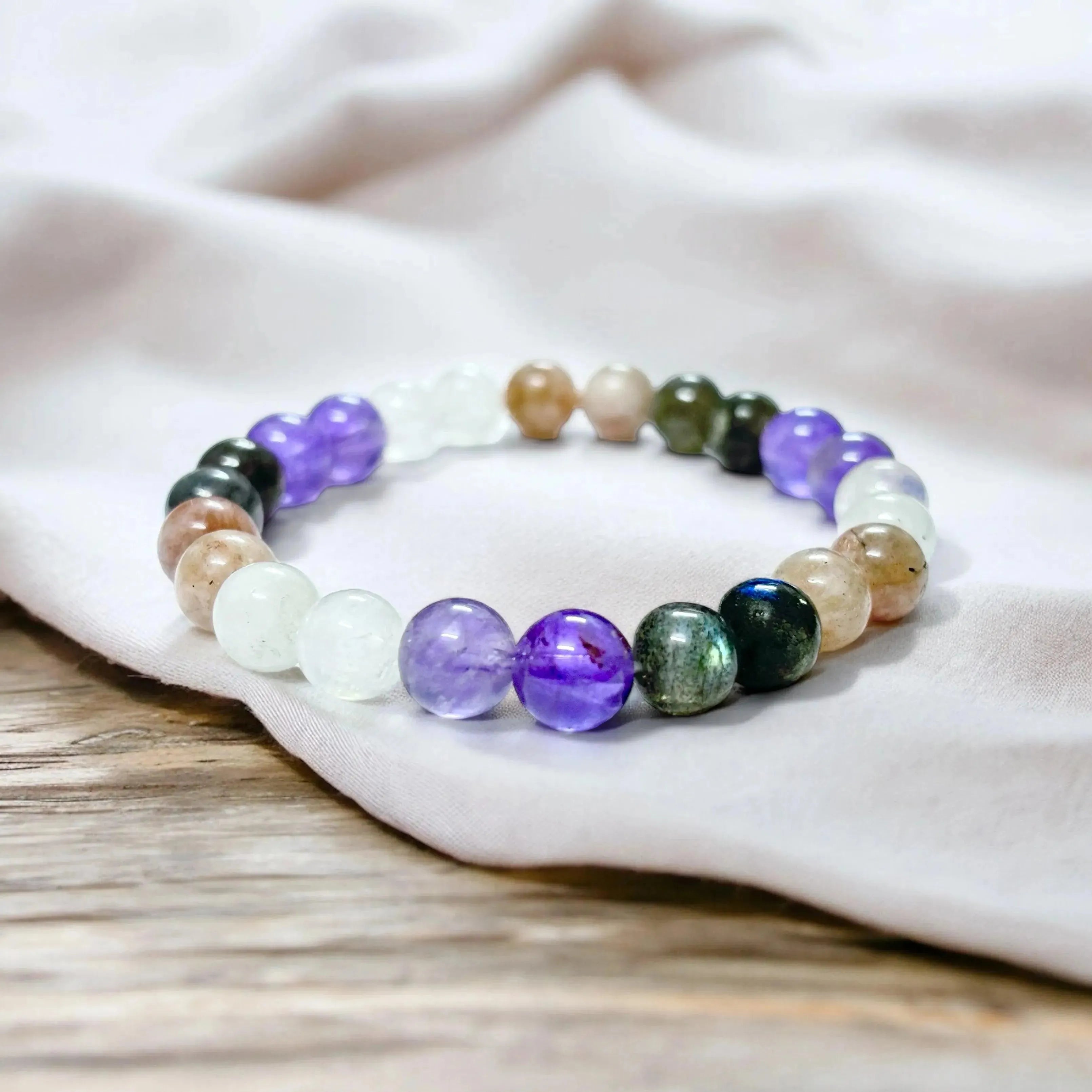 Stress Relief - Mixel Stone Bracelet - LA TATVA