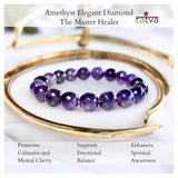 The Master Healer - Amethyst Elegant Diamond - LA TATVA