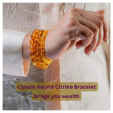 Wealth Stone - Citrine Classic Round - LA TATVA